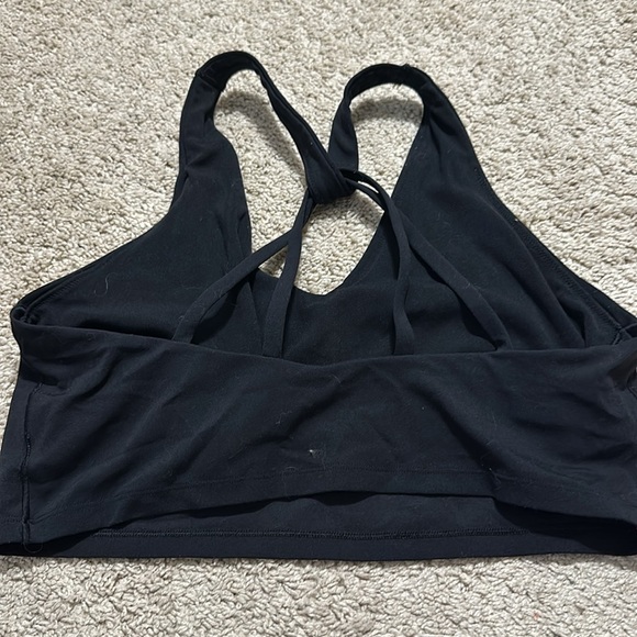 Aerie Black Real  Me Sports Bra XL Recharge - Picture 3 of 5
